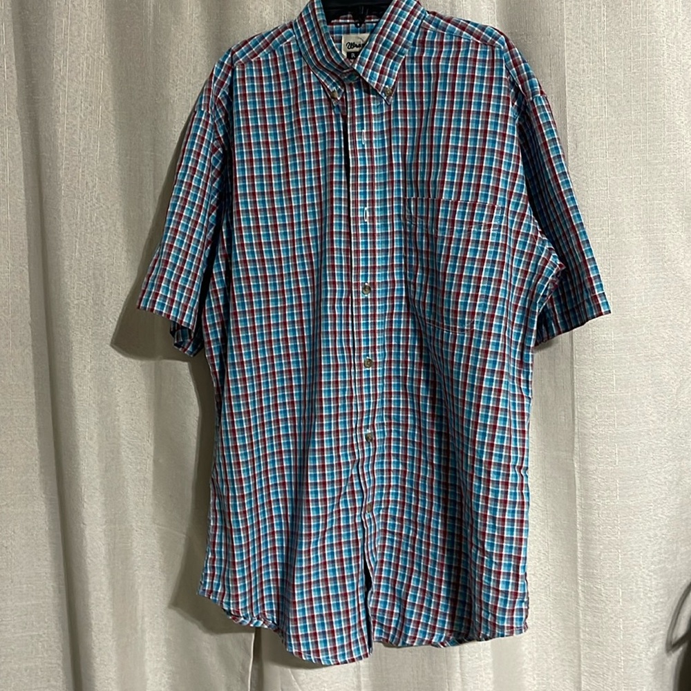 Wrangler Riata short sleeve western shirt size M